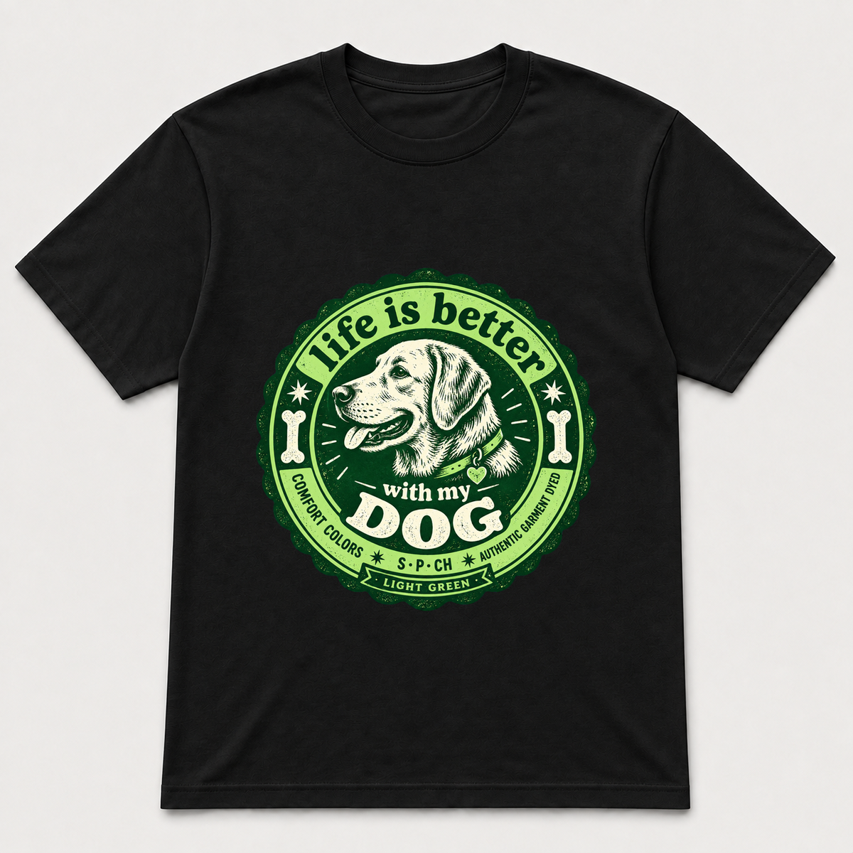 Life Is Better With My Dog – Gildan 5000 T-Shirt