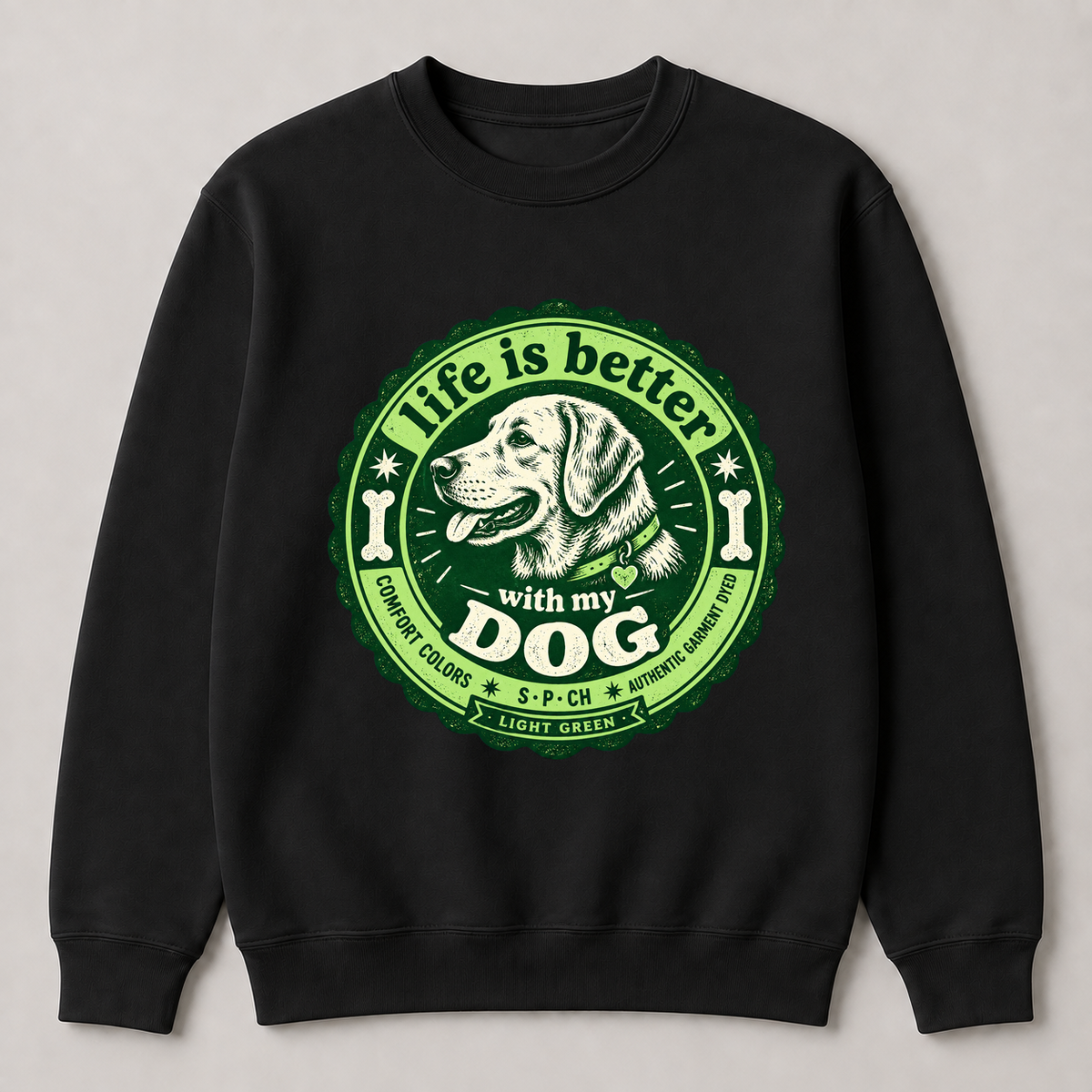 Life Is Better With My Dog – Gildan 18000 Sweatshirt